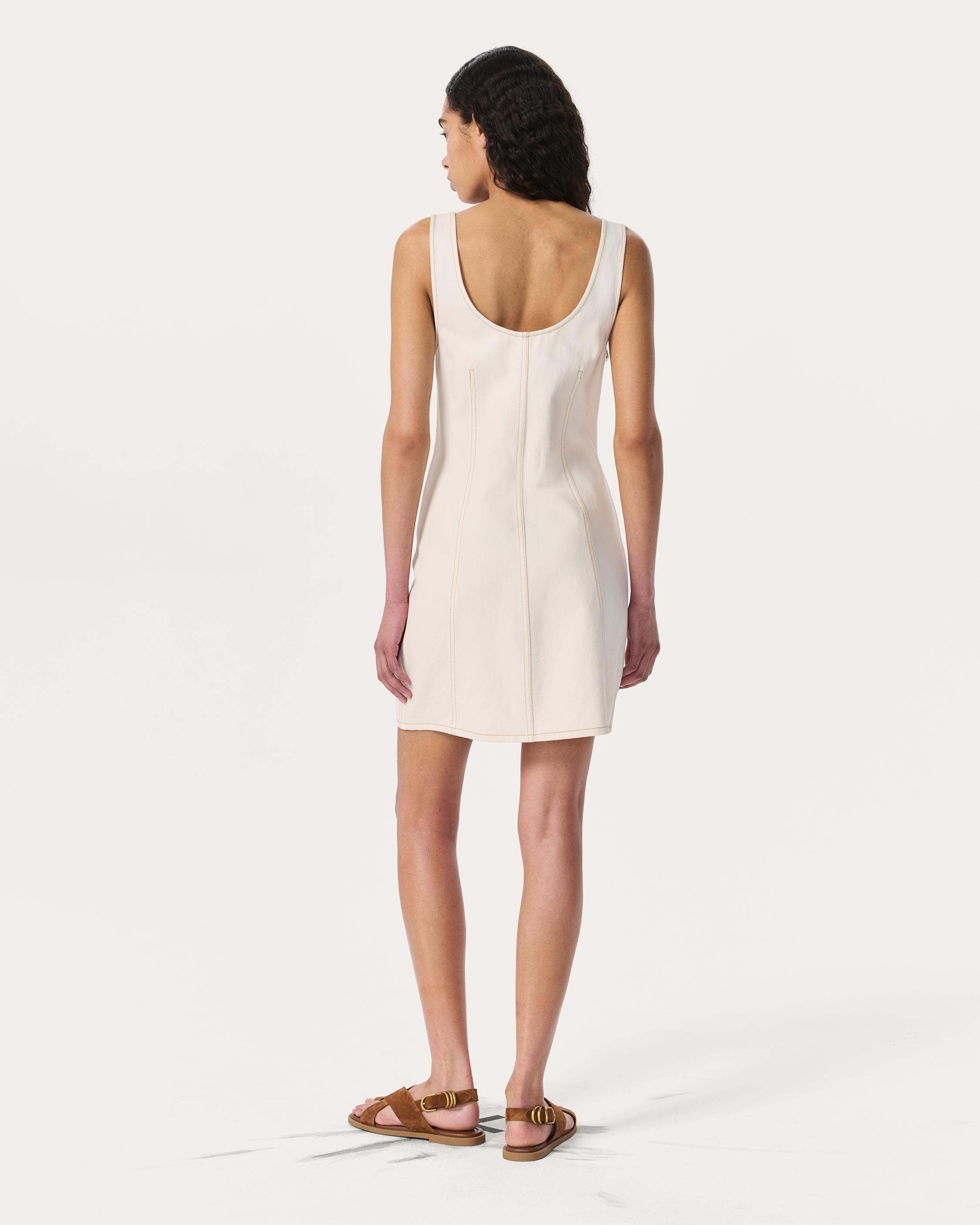 Laney Denim Dress
Featherweight in Ecru - 6