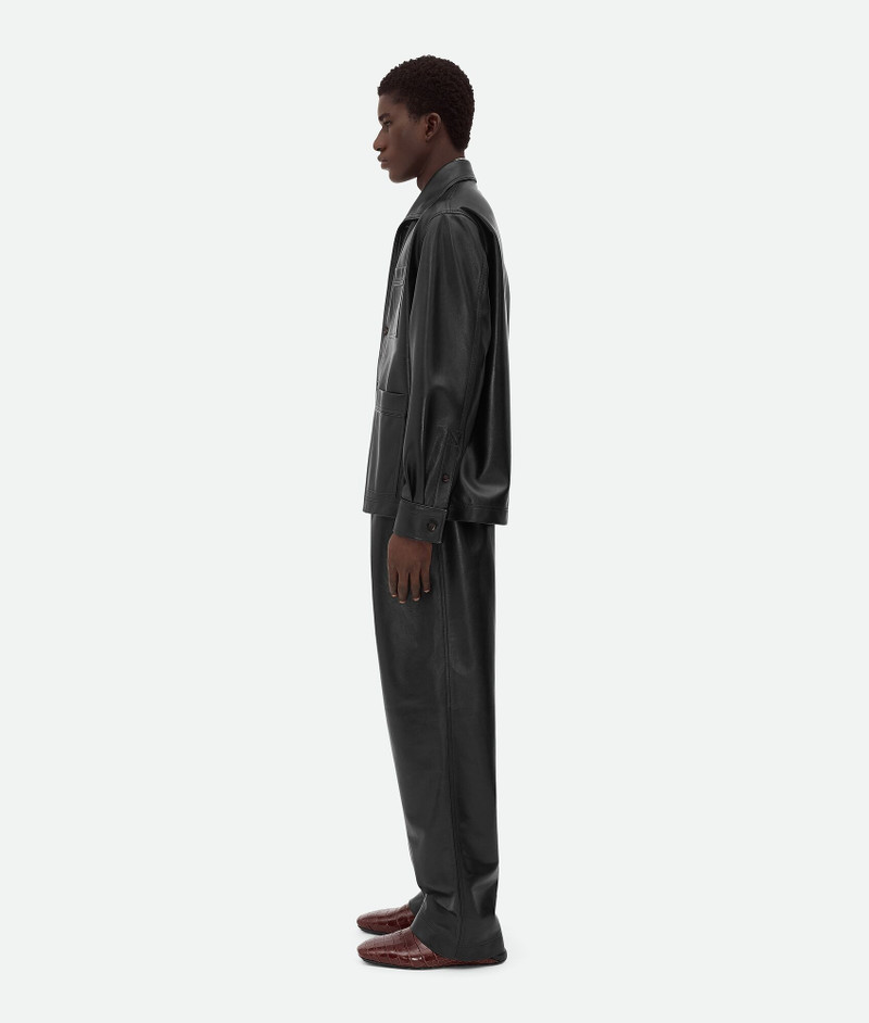 Bottega Veneta Leather Pyjama Shirt outlook