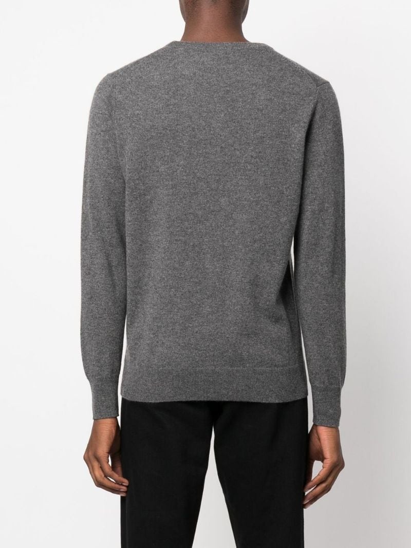 crew-neck cashmere jumper - 4