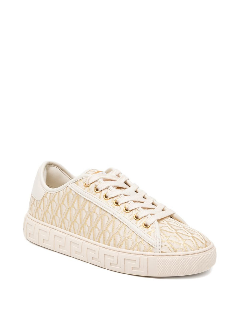 VERSACE Greca-jacquard canvas sneakers outlook