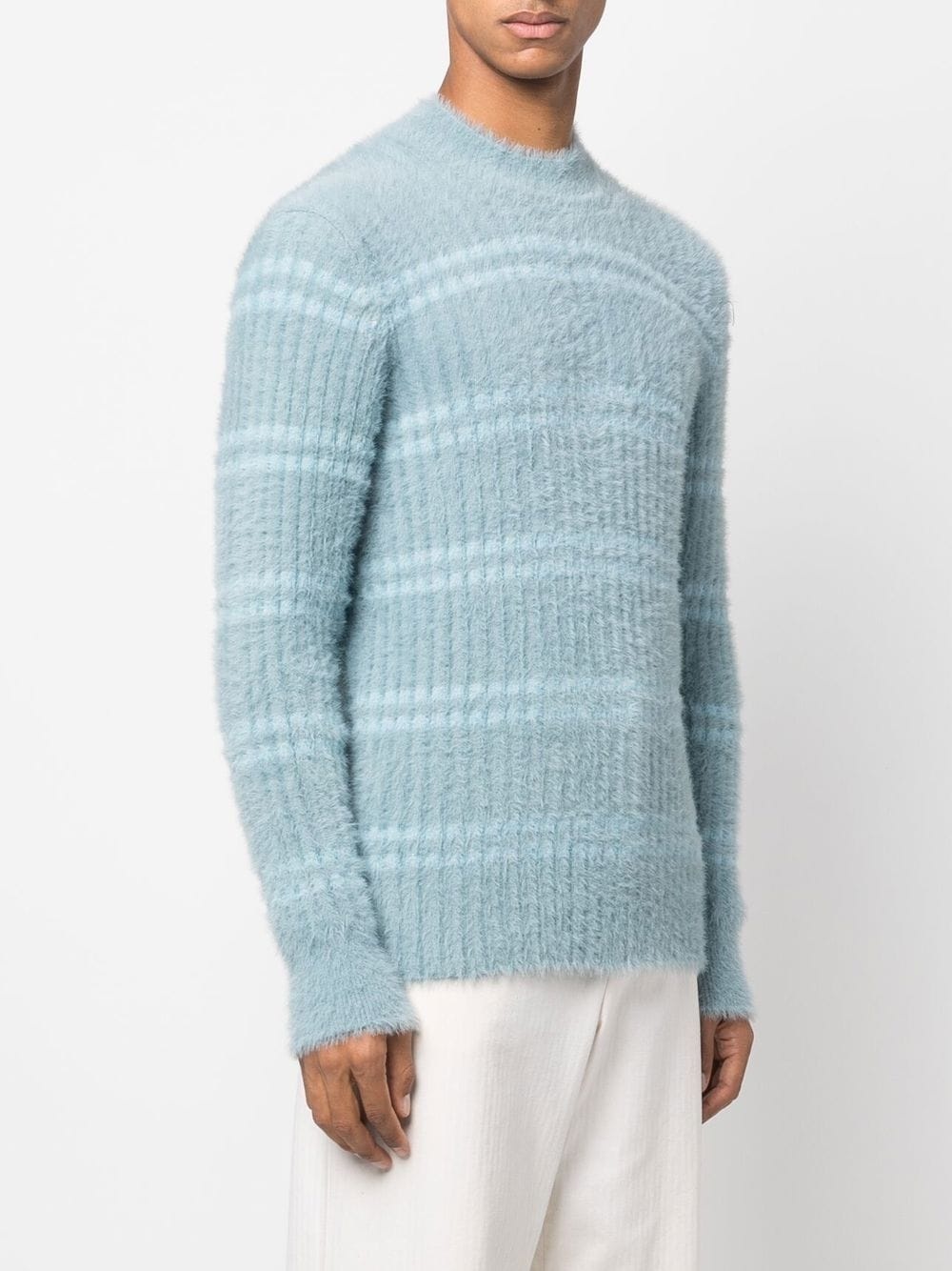 tonal striped jumper - 4