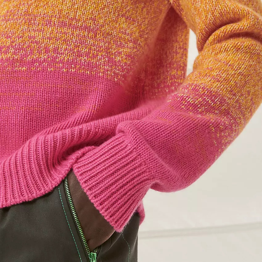"Mouline ombre" crewneck sweater - 4