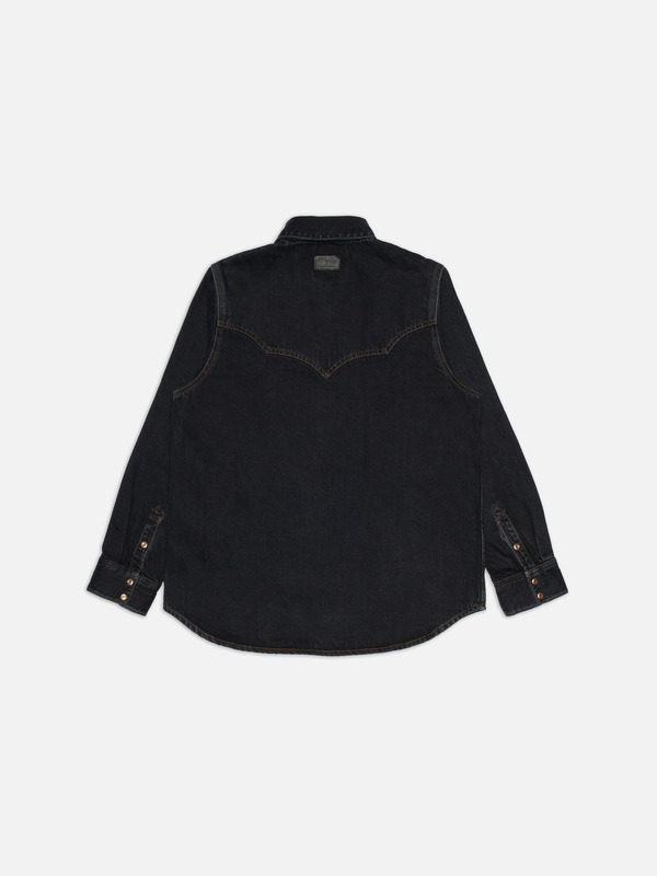 Lotta Western Cut Denim Shirt Black - 3