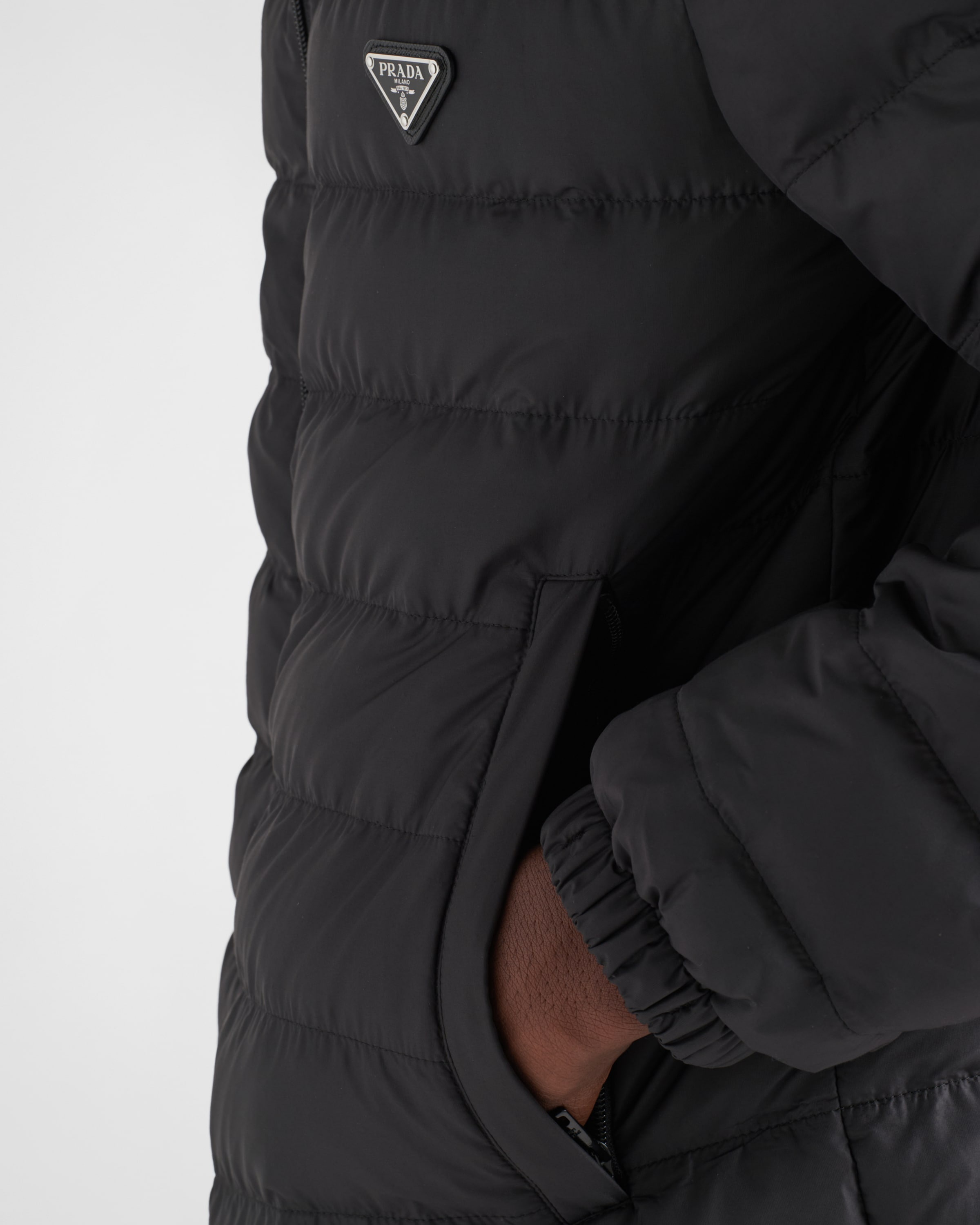 Short polyester down jacket - 4
