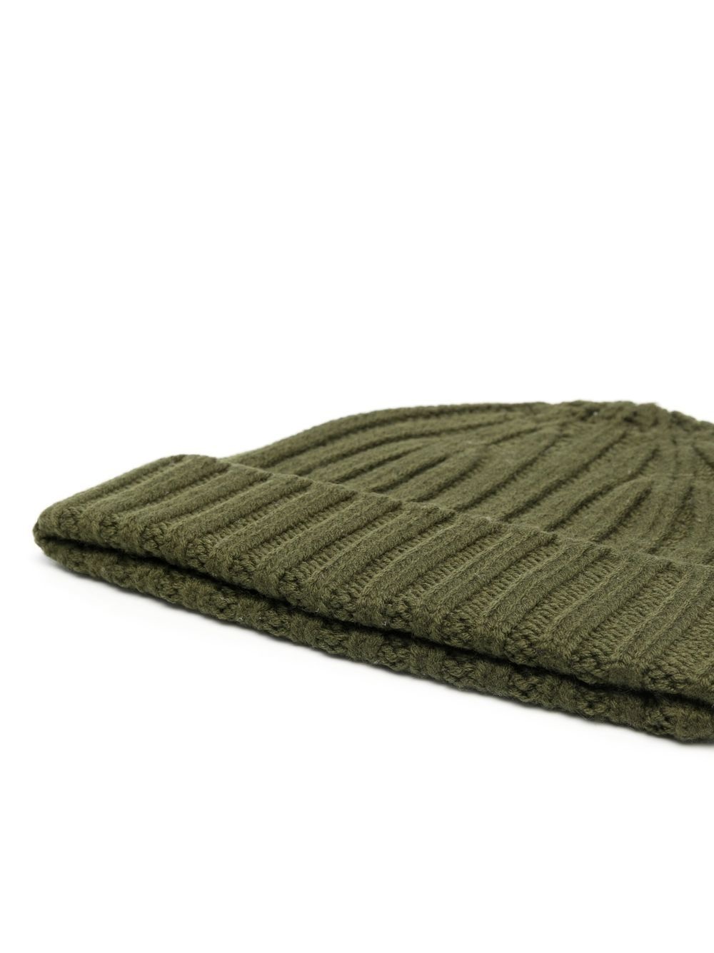 ribbed virgin wool beanie - 2