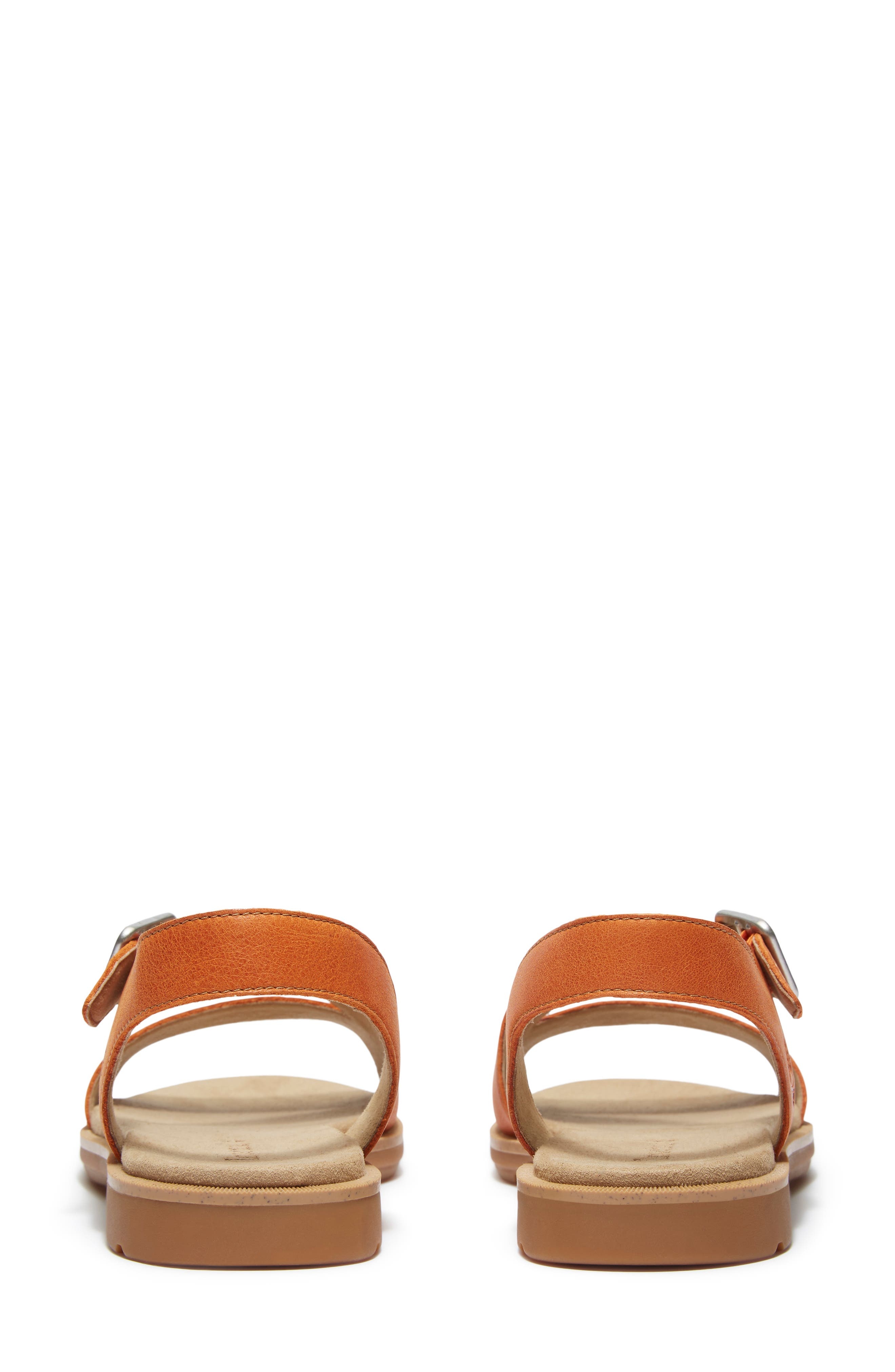 Timberland Calista Bay Sandal in Medium Orange Full Grain at Nordstrom - 2
