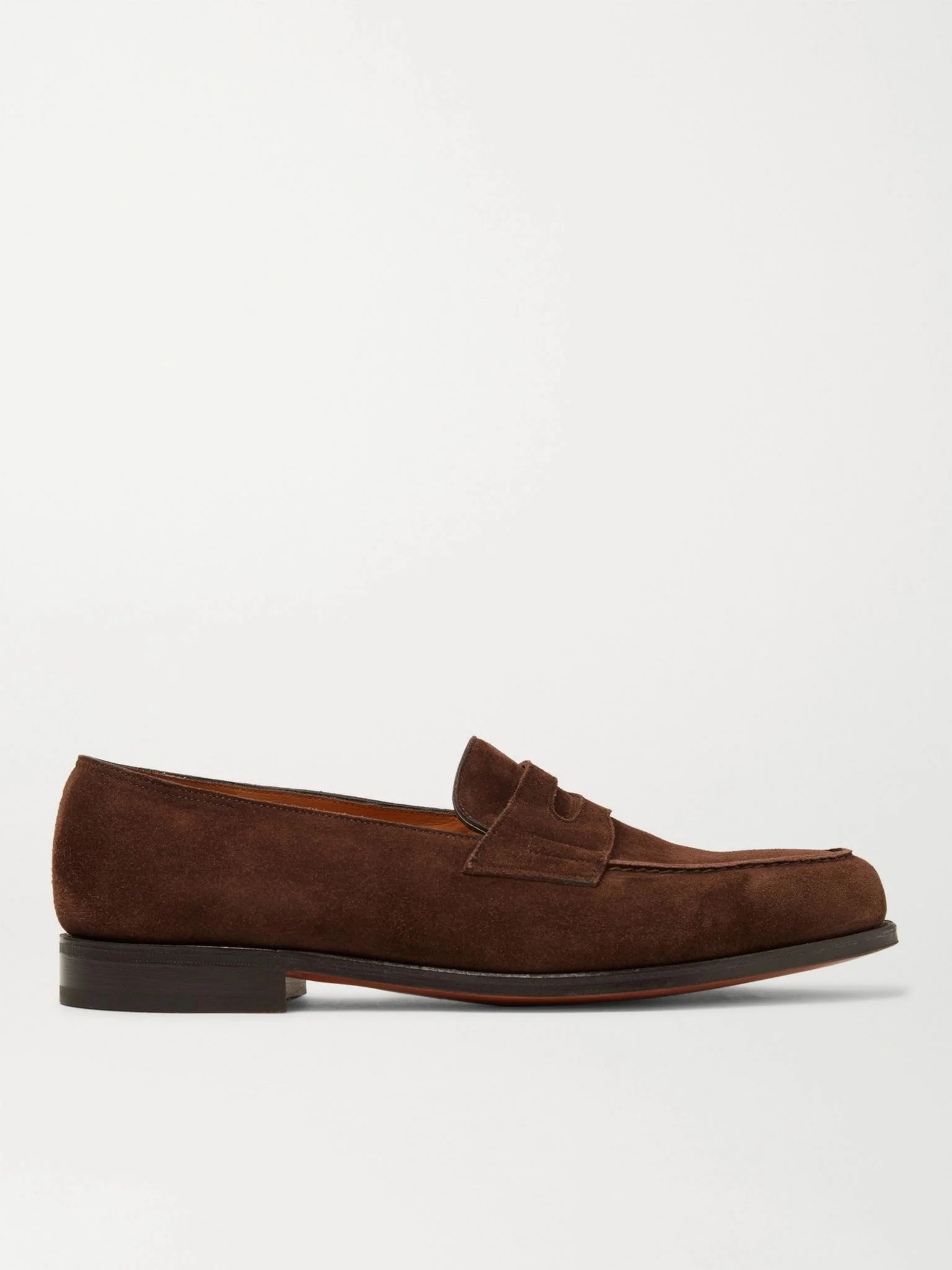 Lopez Suede Penny Loafers Dark brown - 1