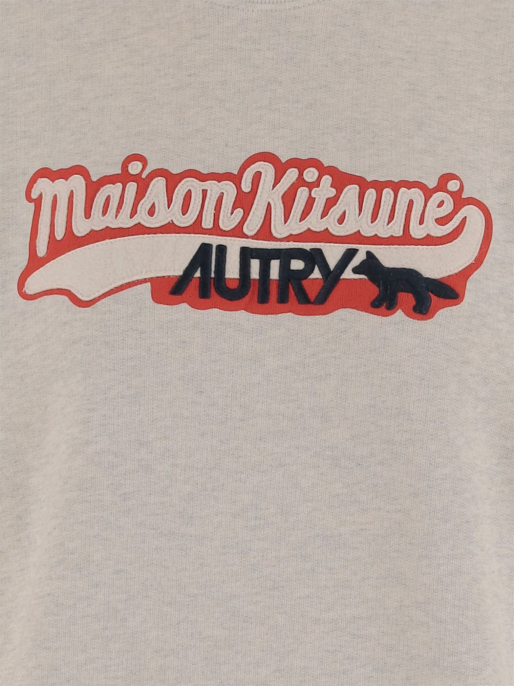 x Maison Kitsuné appliqué sweatshirt - 2