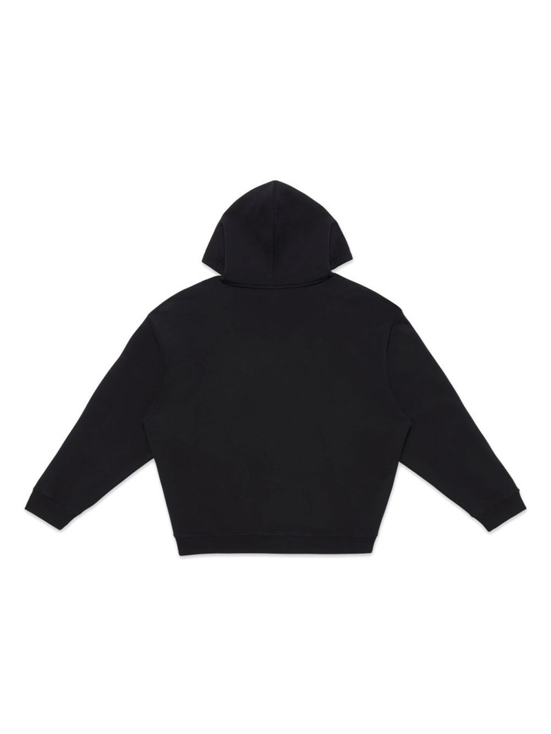 Marcelo Burlon County Of Milan Collar Feathers long-sleeve hoodie outlook