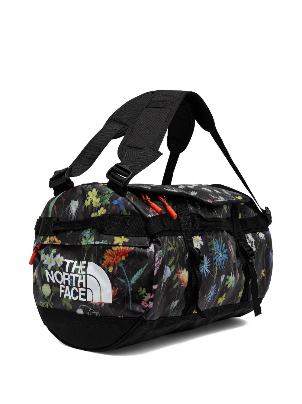 floral-print duffel bag - 3