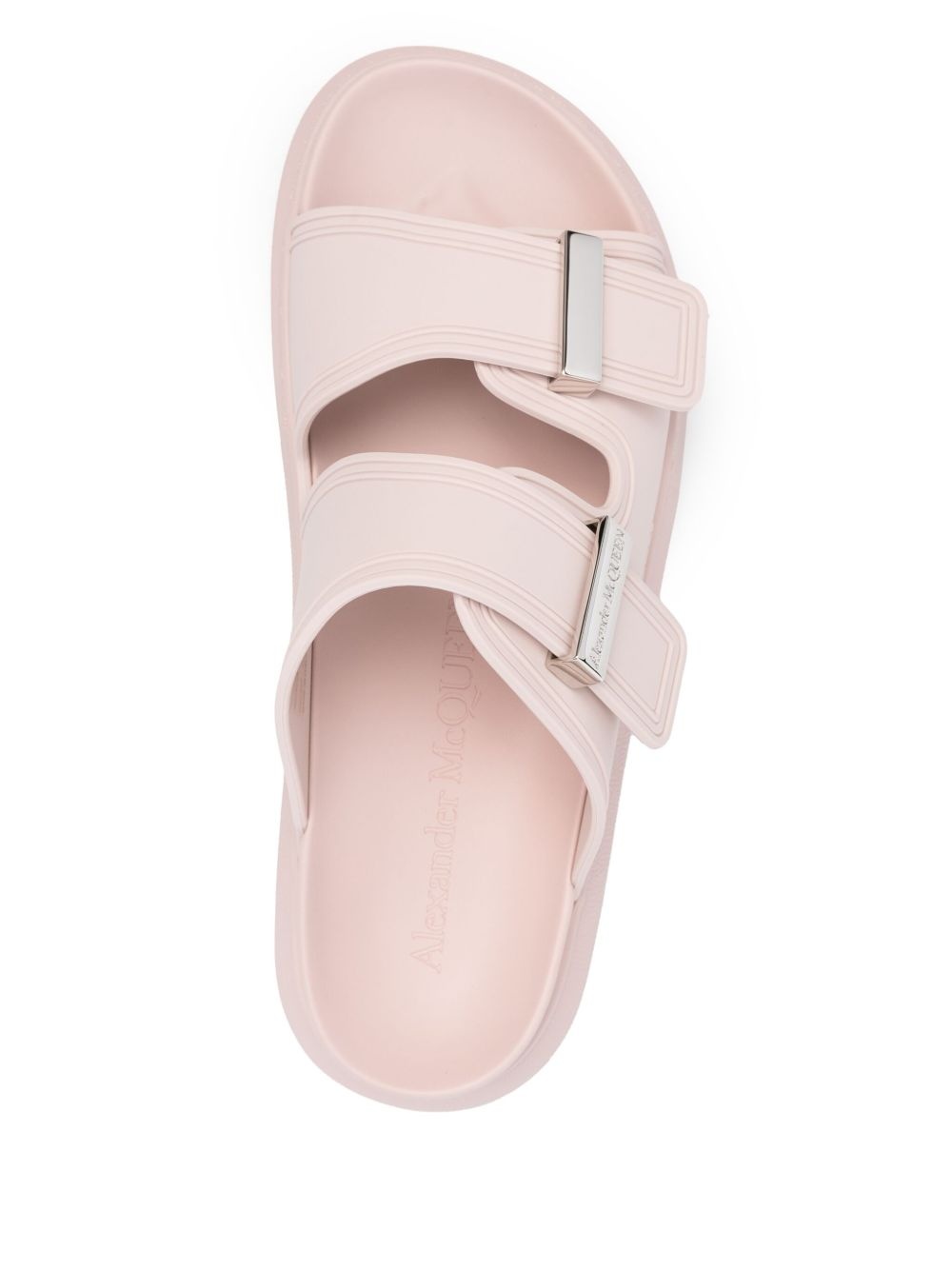 logo-engraved sandals - 4