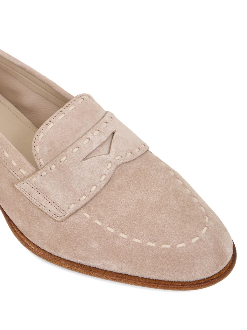 stitch-detail loafers 4