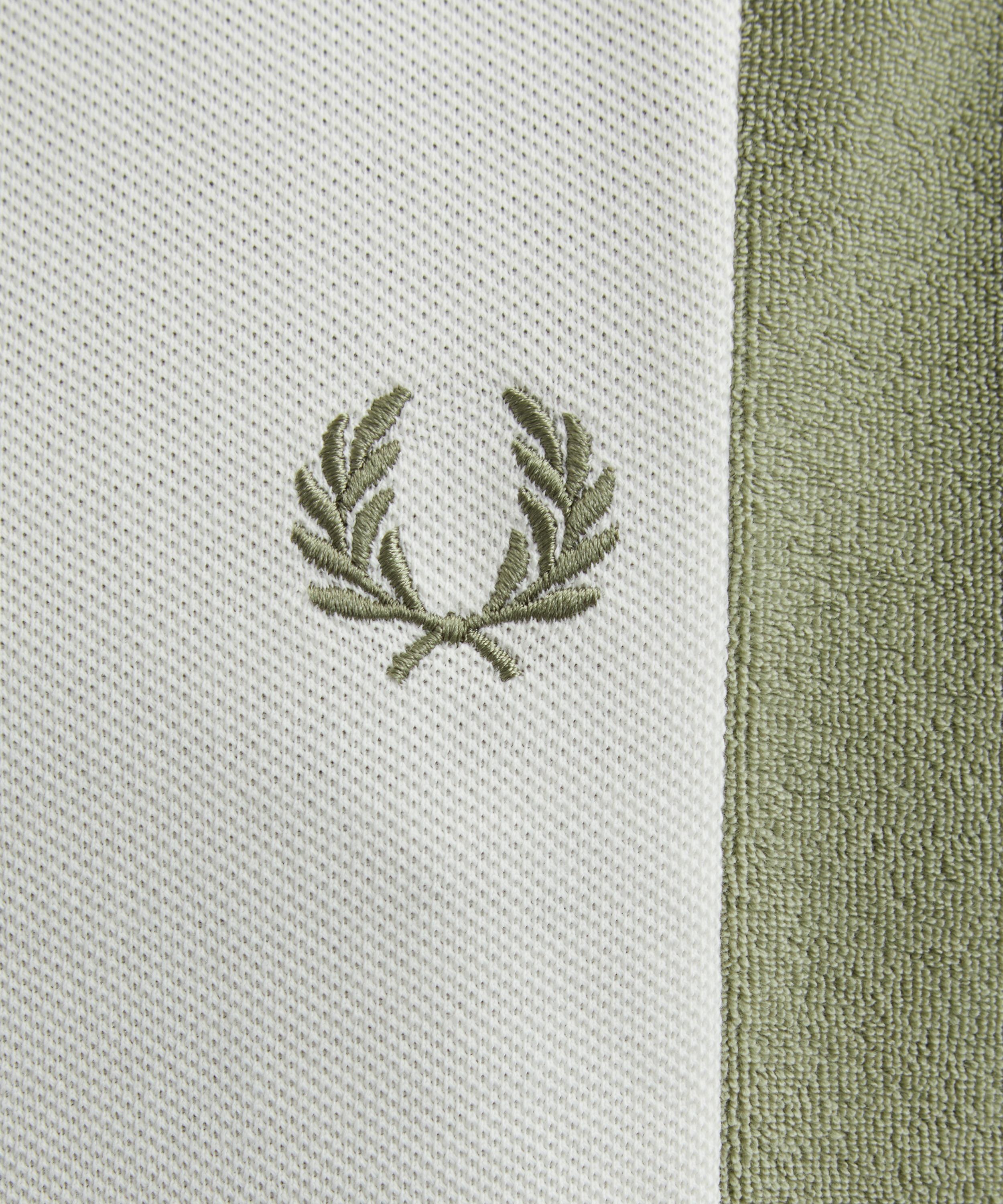 Towelling Panel Polo Shirt - 5