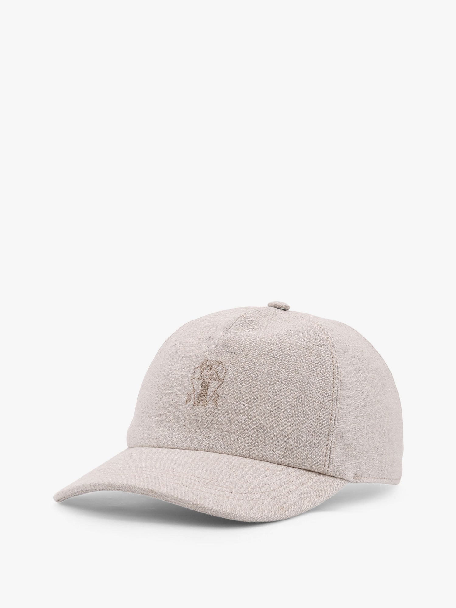 ハット BRUNELLO CUCINELLI Linen blend baseball hat with logo Brunello Cucinelli Linen blend baseball hat with logo
