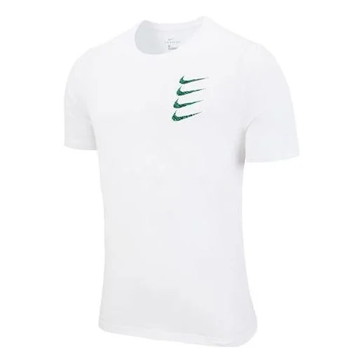 Nike Dri-fit Casual Sports Breathable Training Short Sleeve White DD9231-100 - 1
