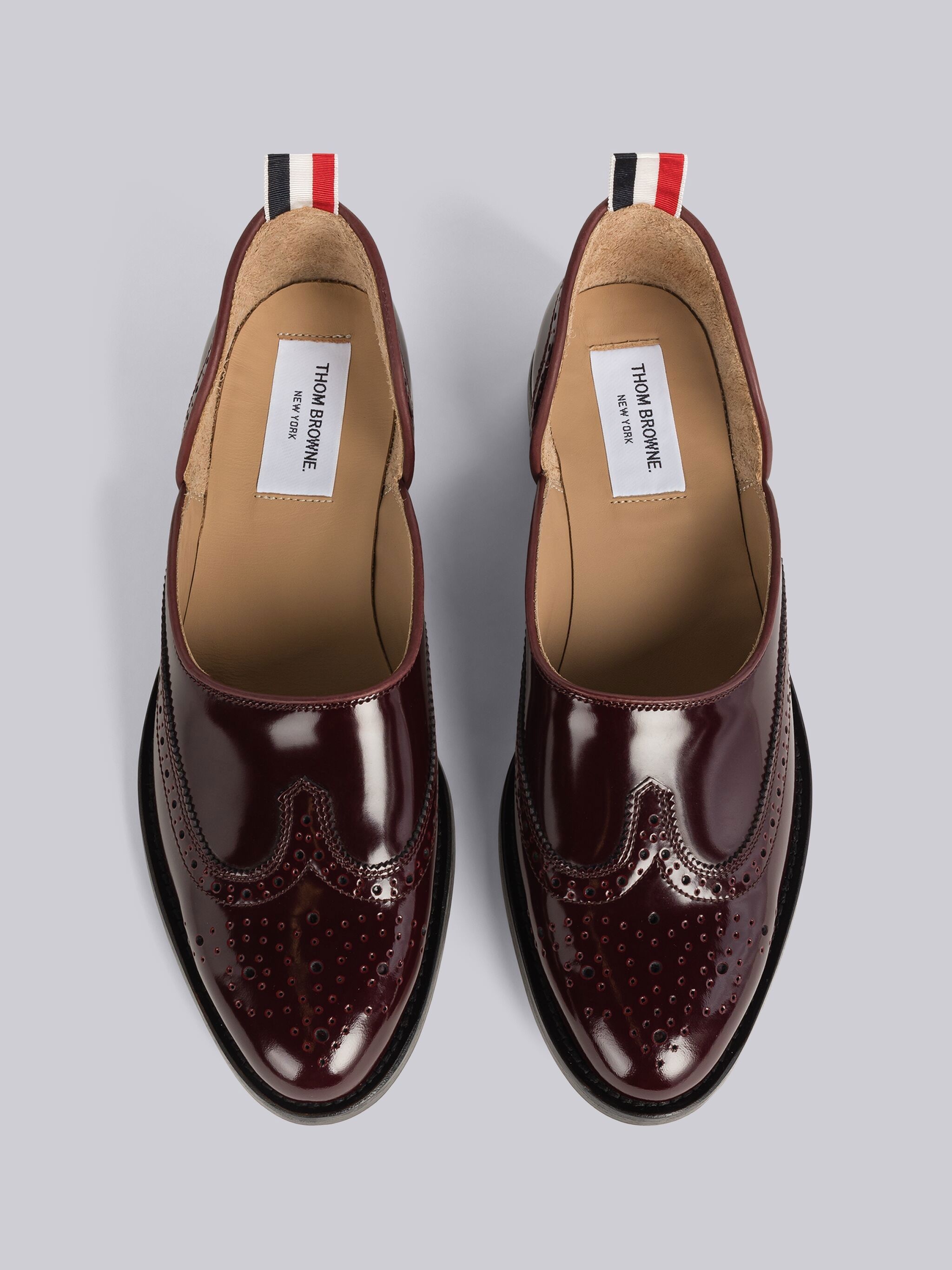 Vitello Calf Leather Wingtip D'orsay - 4