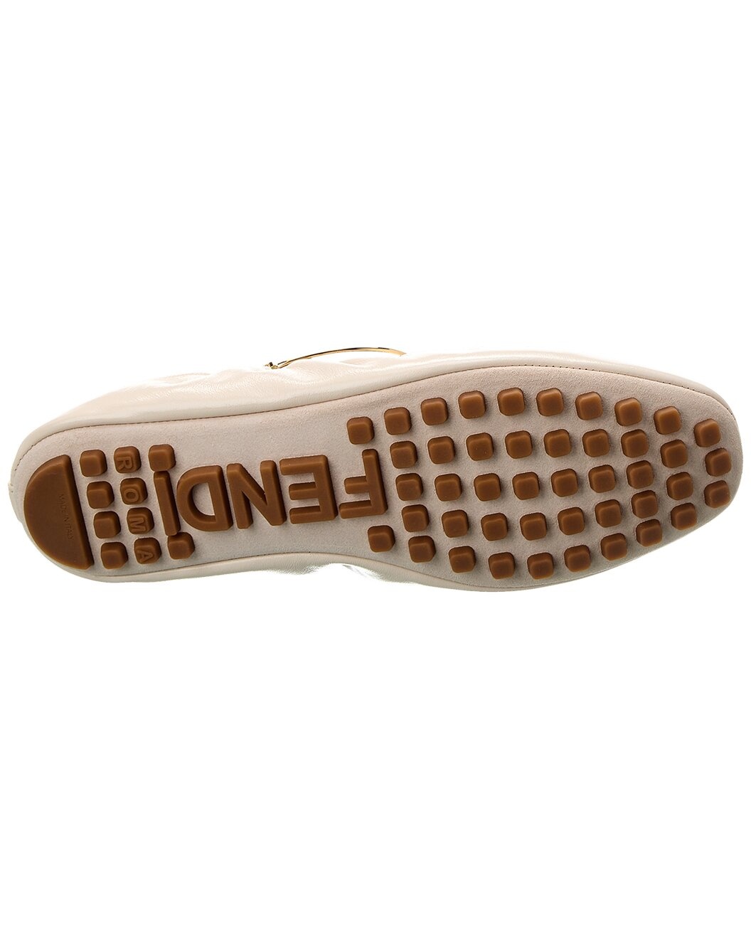 FENDI Filo Leather Ballerina Flat - 4