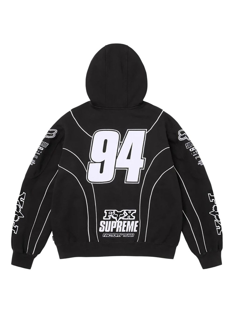 Supreme x Fox Racing® zip-up hoodie outlook