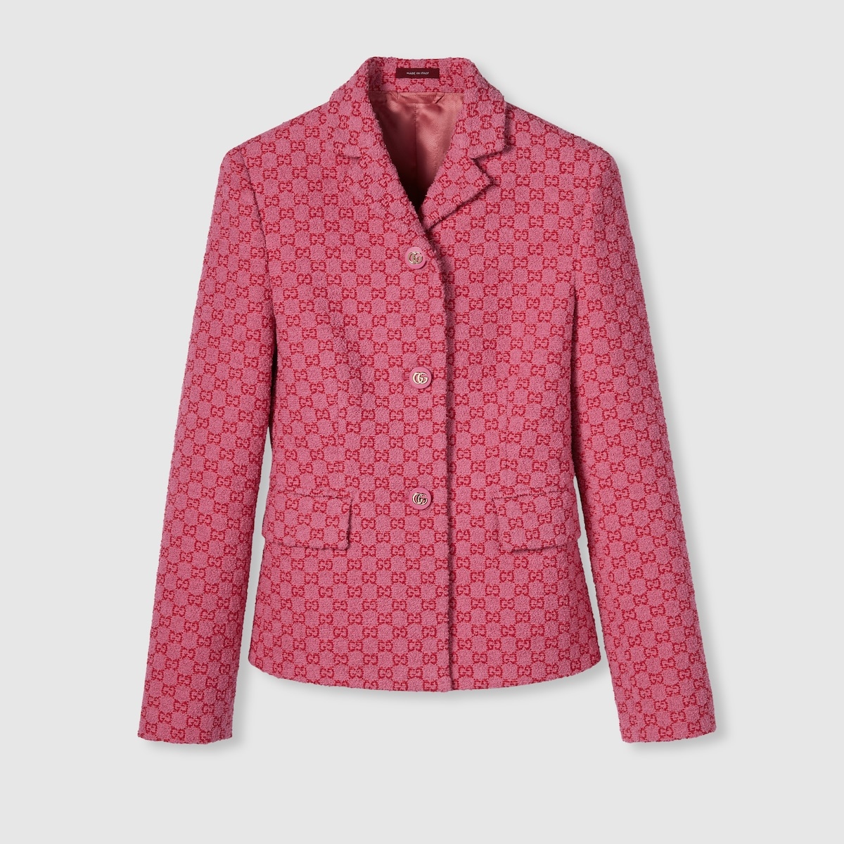 GG cotton bouclé jacket - 1