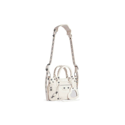 BALENCIAGA Women's Neo Cagole Small Tote Bag  in Off White outlook