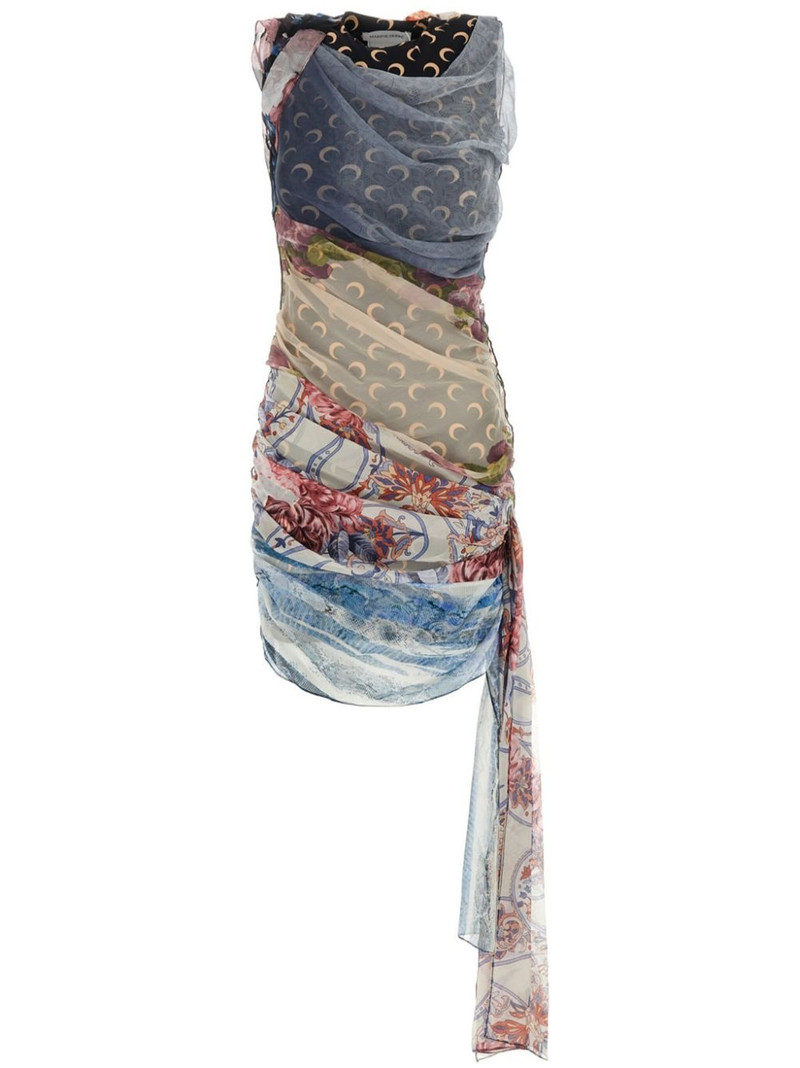 silk scarves draped dress 1