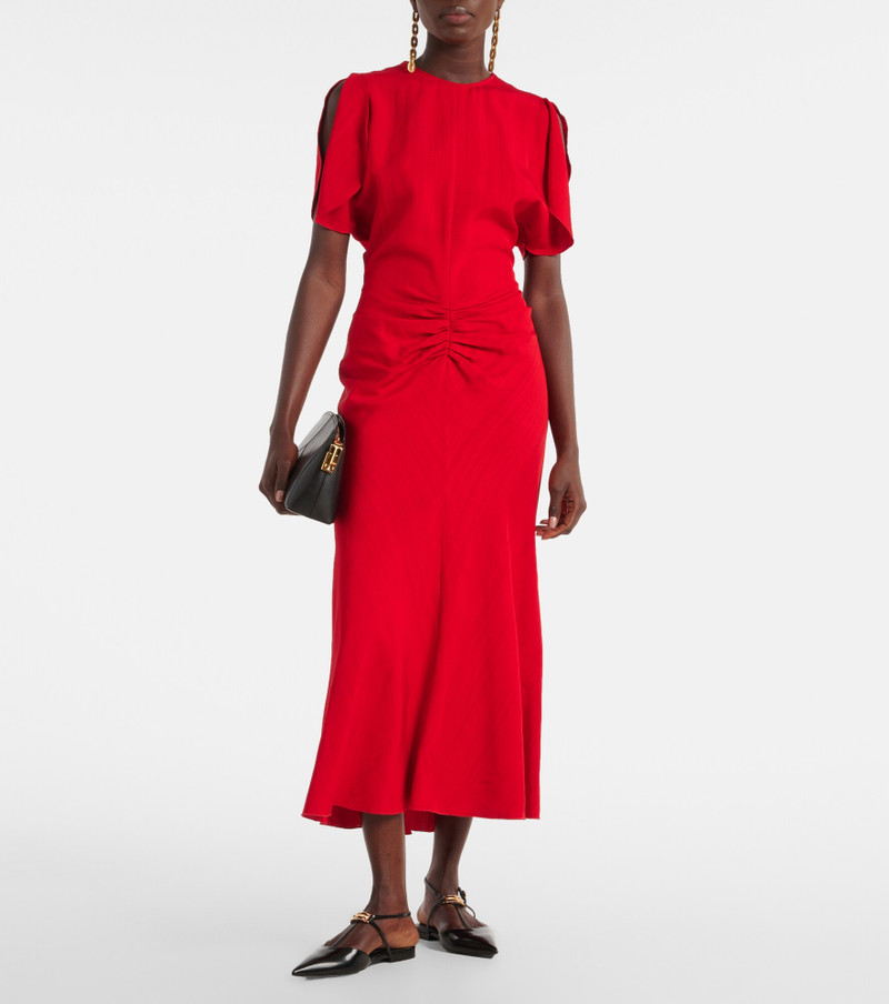 Victoria Beckham leather ballerina shoes outlook