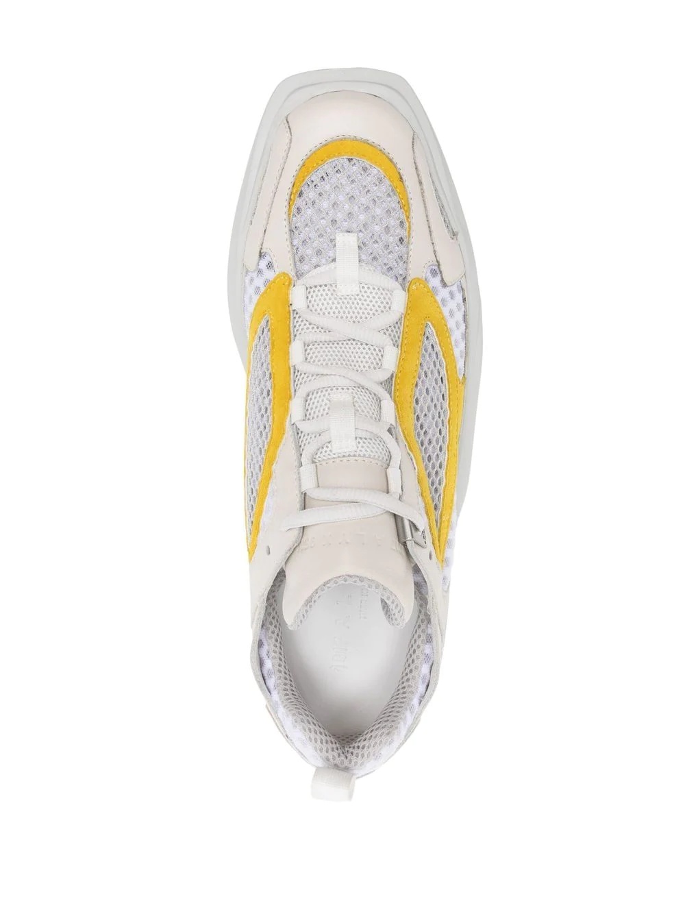 contrast-trim low-top sneakers - 4