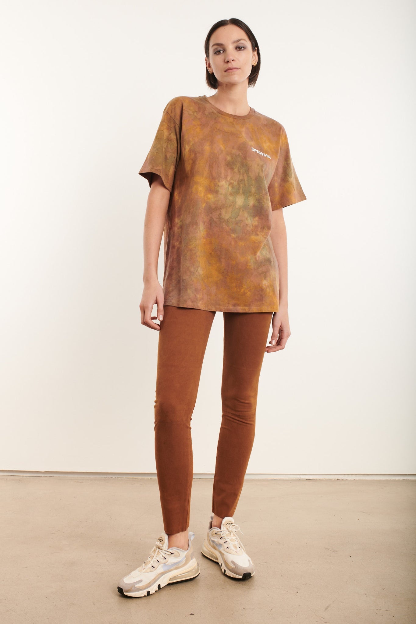 ARMY MARBLE OVERSIZED LOGO TEE - 2