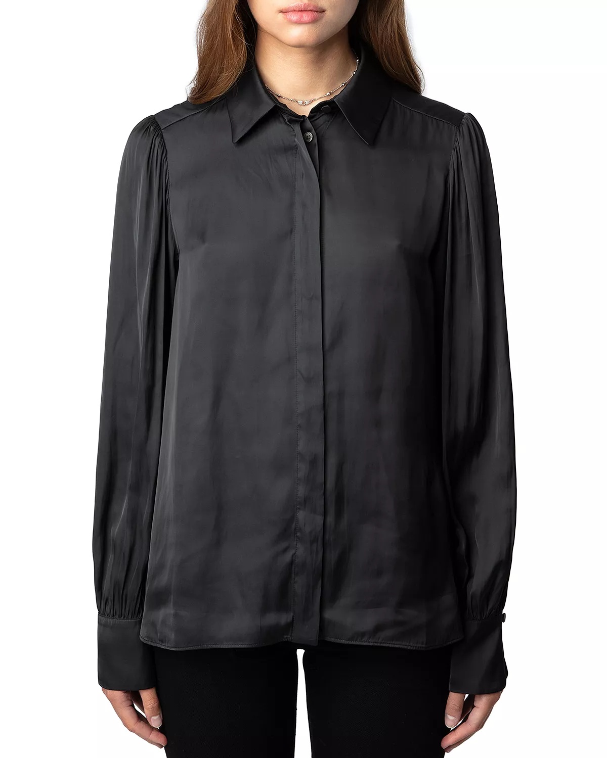 Trenta Satin Shirt - 1