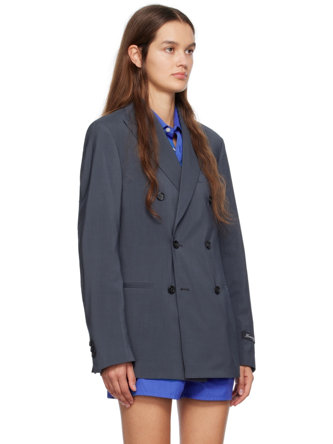 Gray Classic Blazer - 2