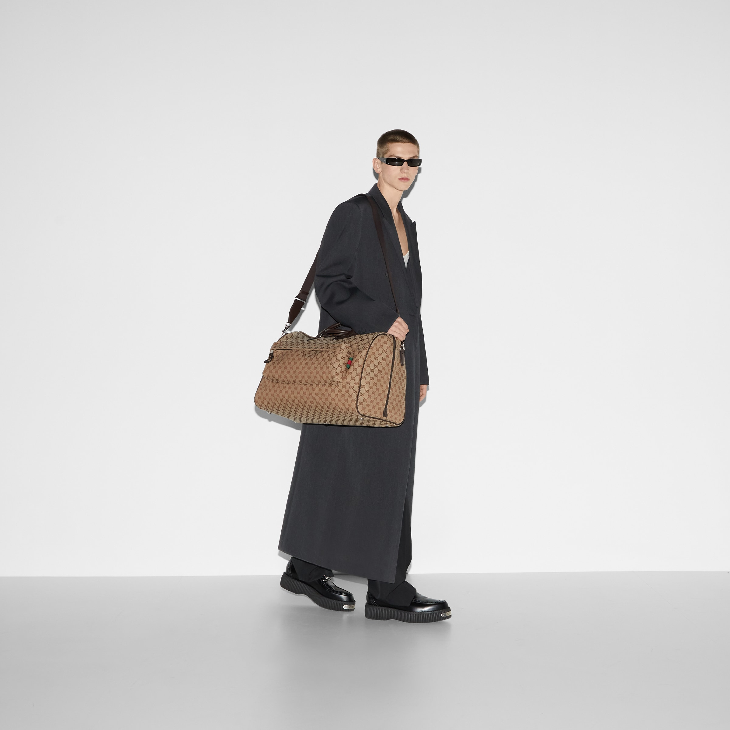 Large GG duffle bag - 4