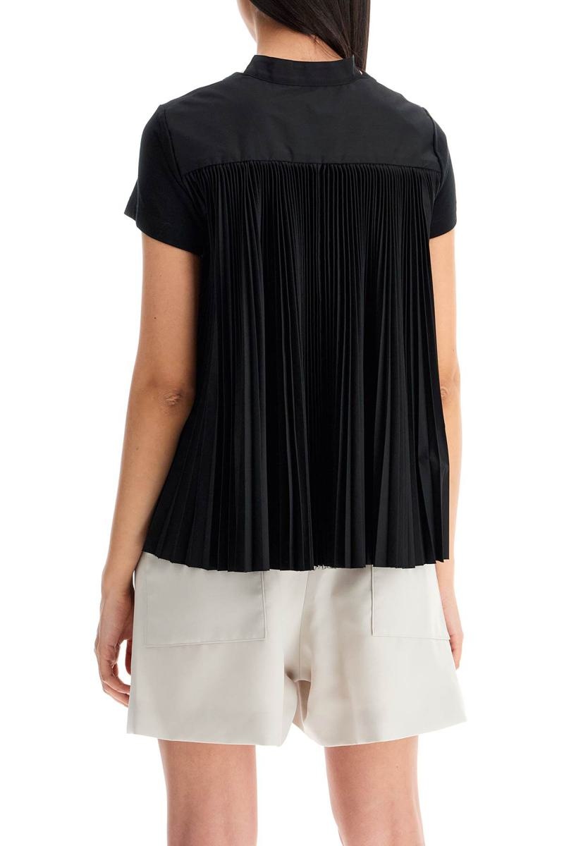 Sacai PLEATED BACK T-SHIRT - 3