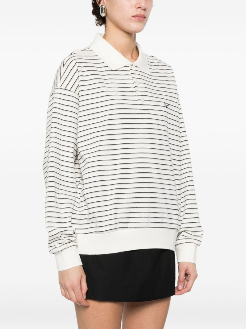 Dunst Striped cotton polo shirt outlook