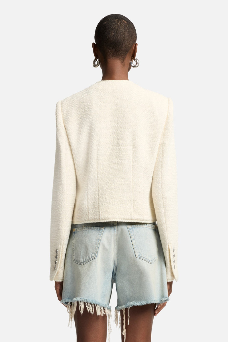 Boucle Jacket in Ivory 5