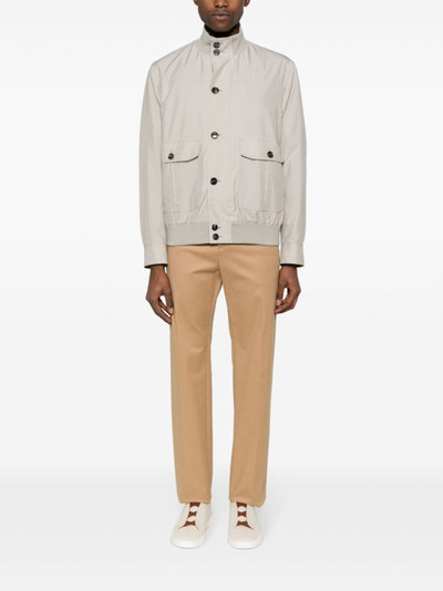 Brioni Performa shell silk jacket outlook