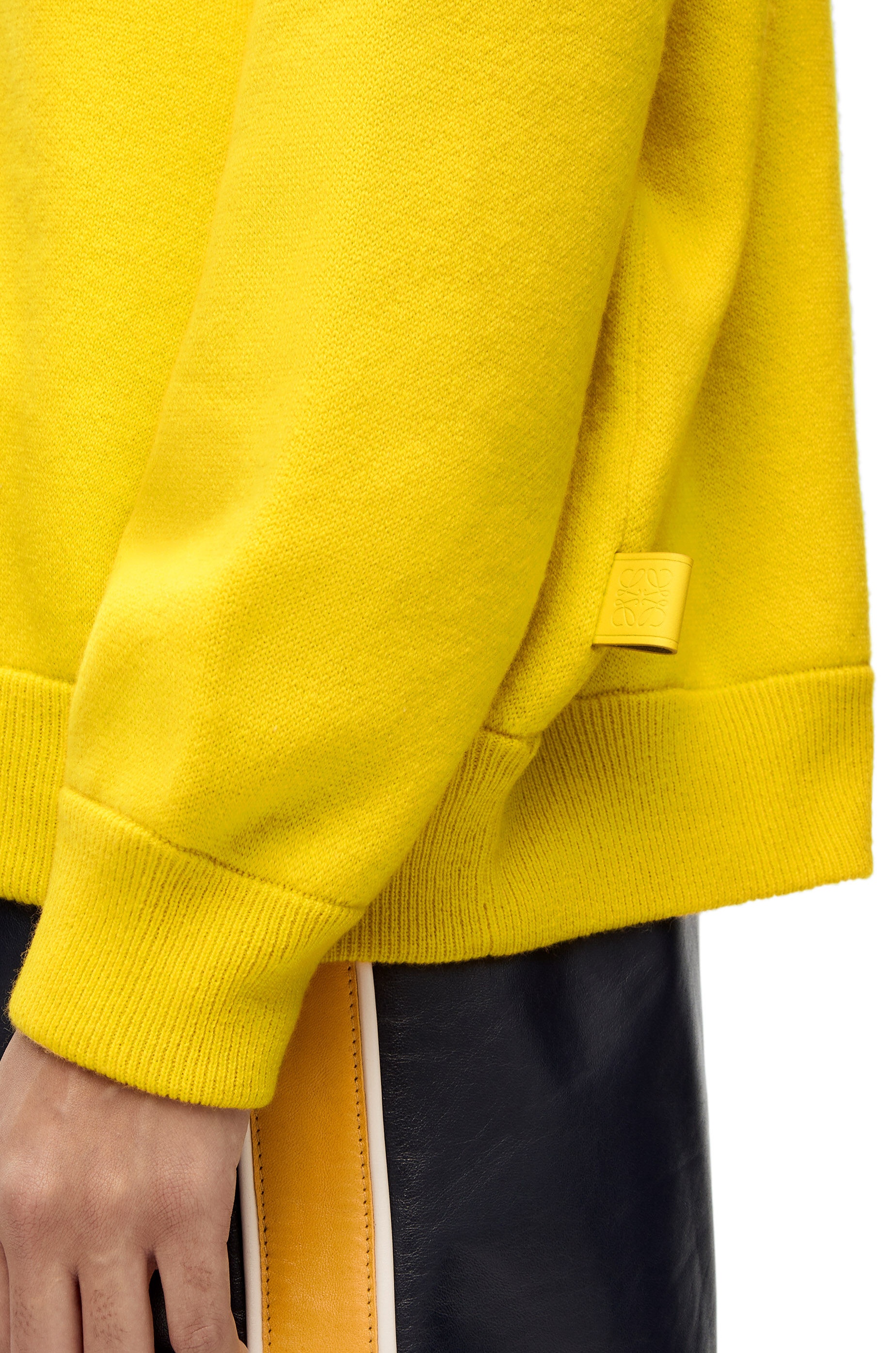 Oversize crew neck sweater in cashmere - 5