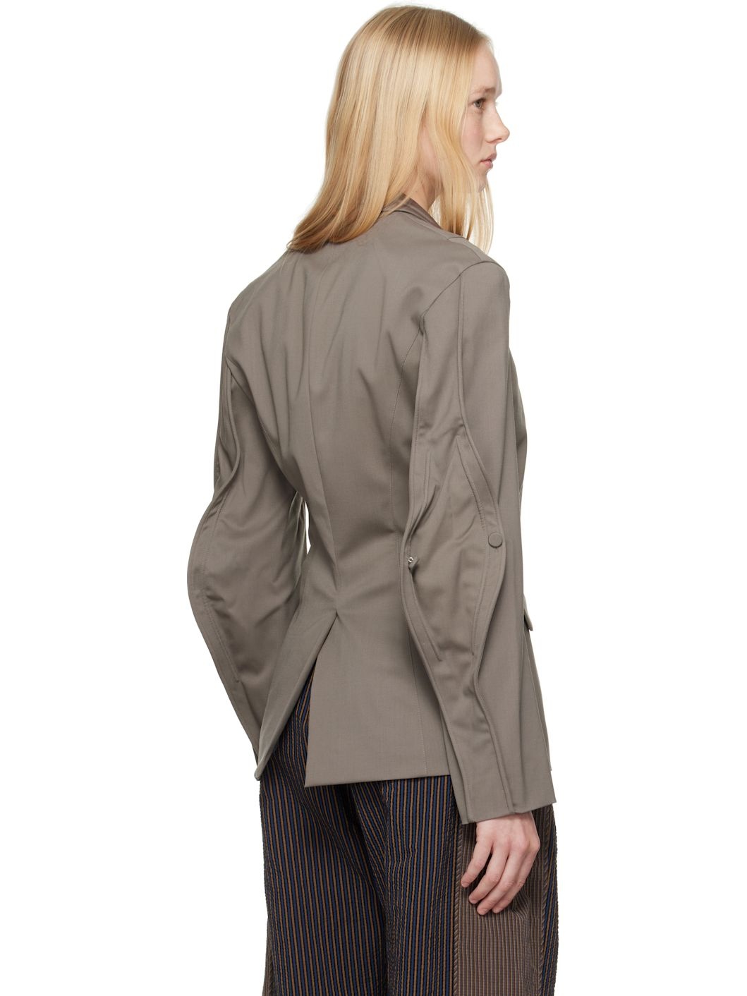 Gray Seneca Tailored Blazer - 3