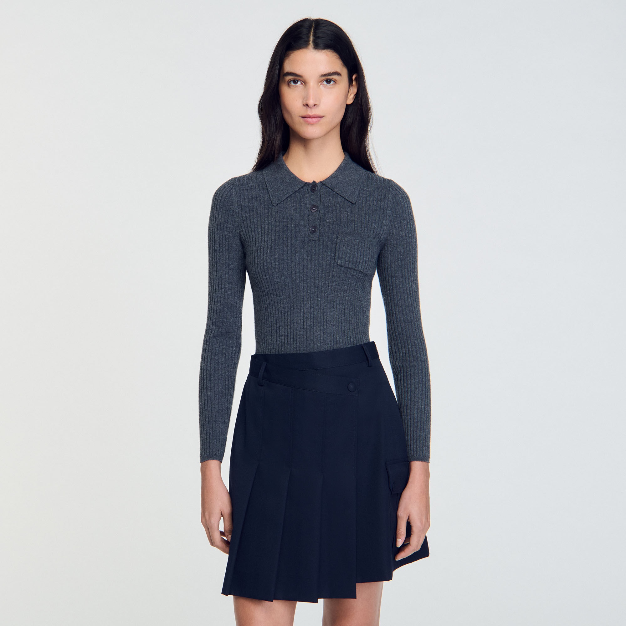 RIB KNIT SWEATER - 5