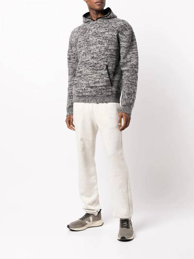 John Elliott andres knitted hoodie outlook