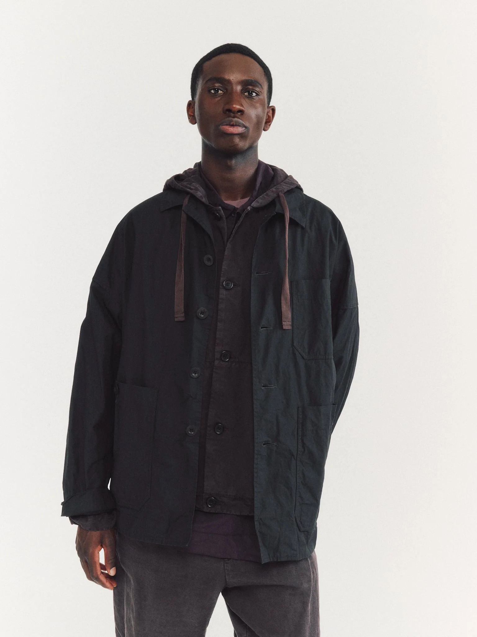 HIGA TRAVAIL JACKET - PIGMENT WAX - BROWN - 1