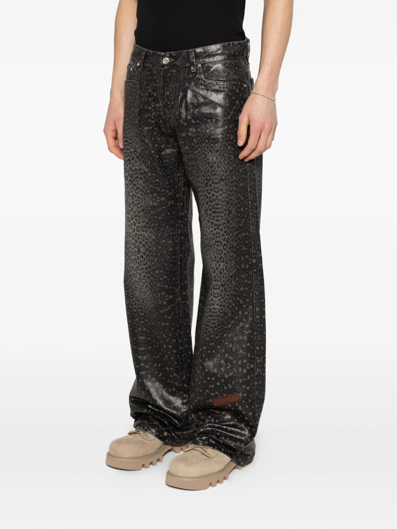 Pdf Leopard Print Denim Jeans 3