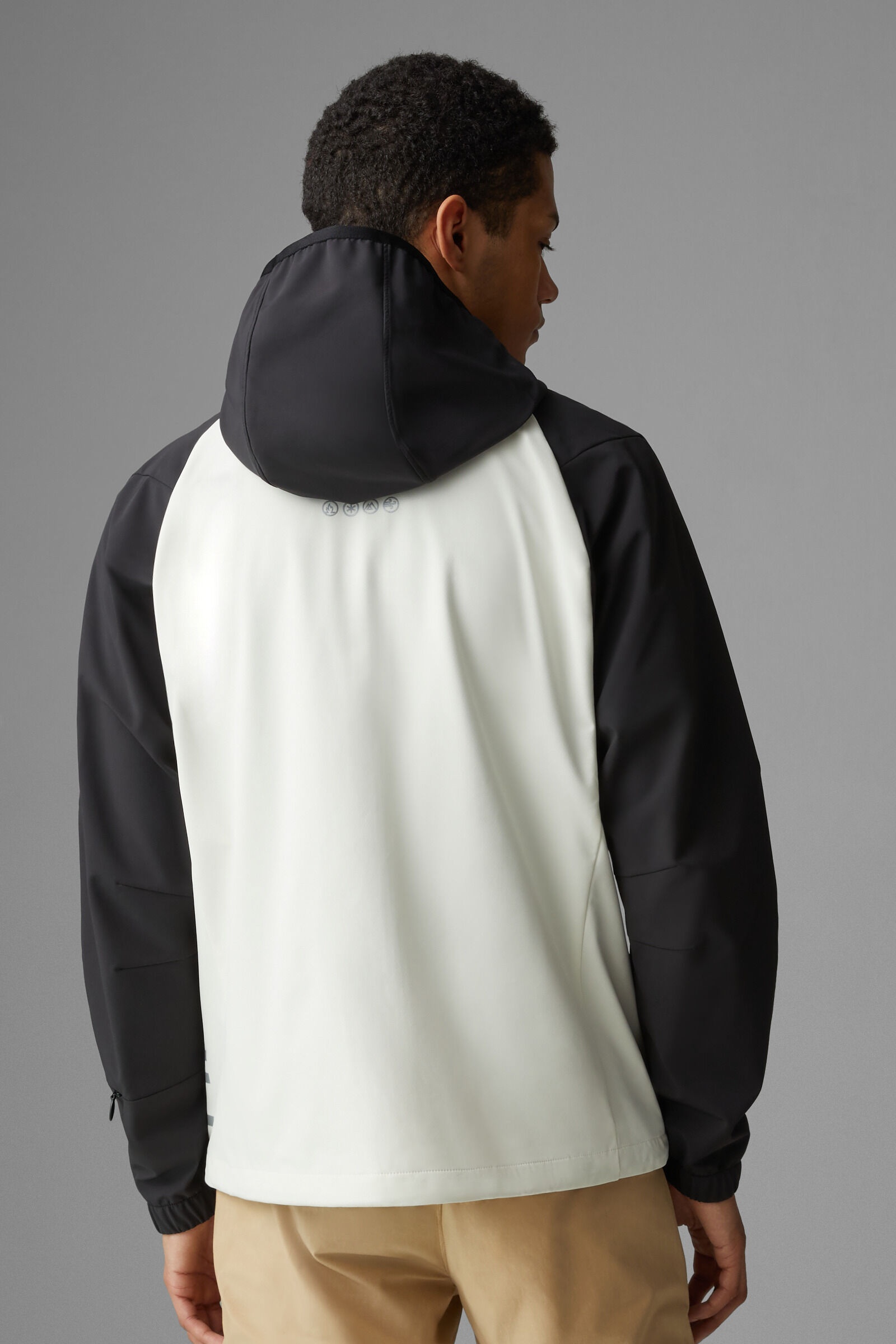 Gilmar Softshell jacket in Off-white/Black - 3