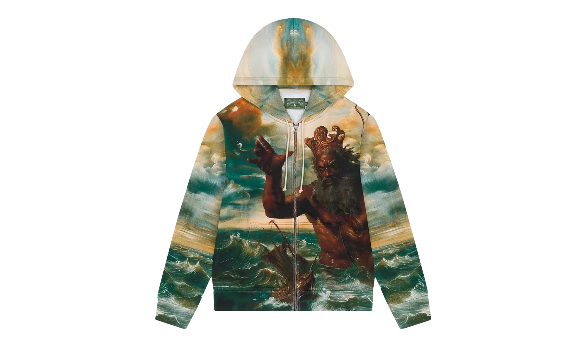 Poseidon's Revenge Zip Up Hoodie "Multicolor" DT582 - 1