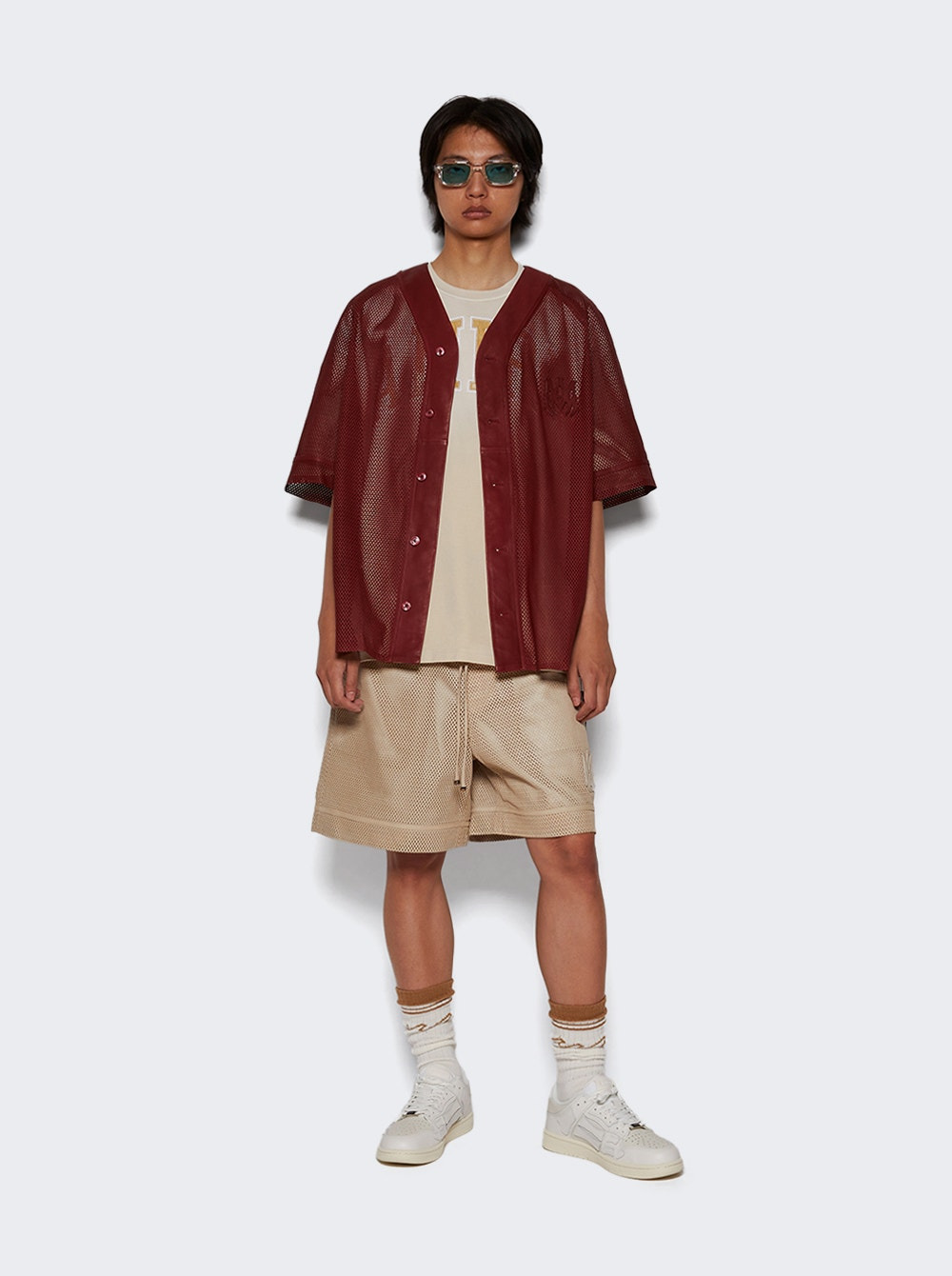 Ma Perforated Baseball Shirt Sun Dried Tomato - 2