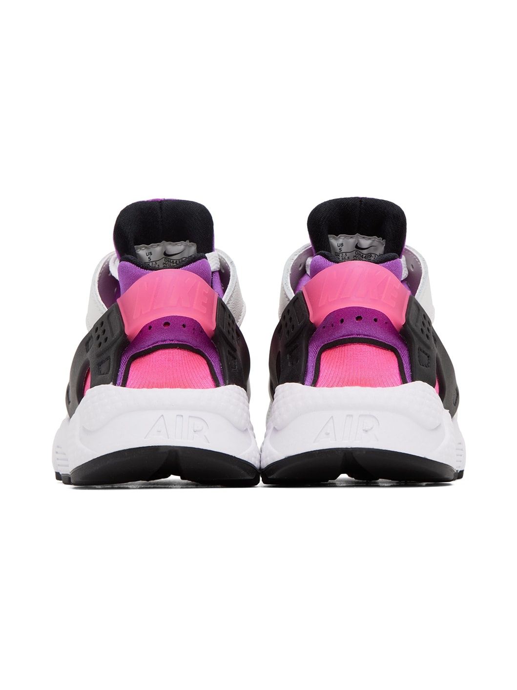 White & Purple Air Huarache Sneakers - 2