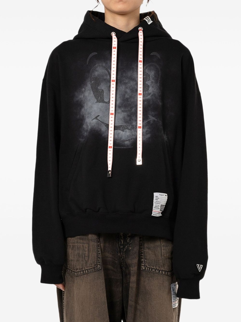 Happy Face-print hoodie - 2