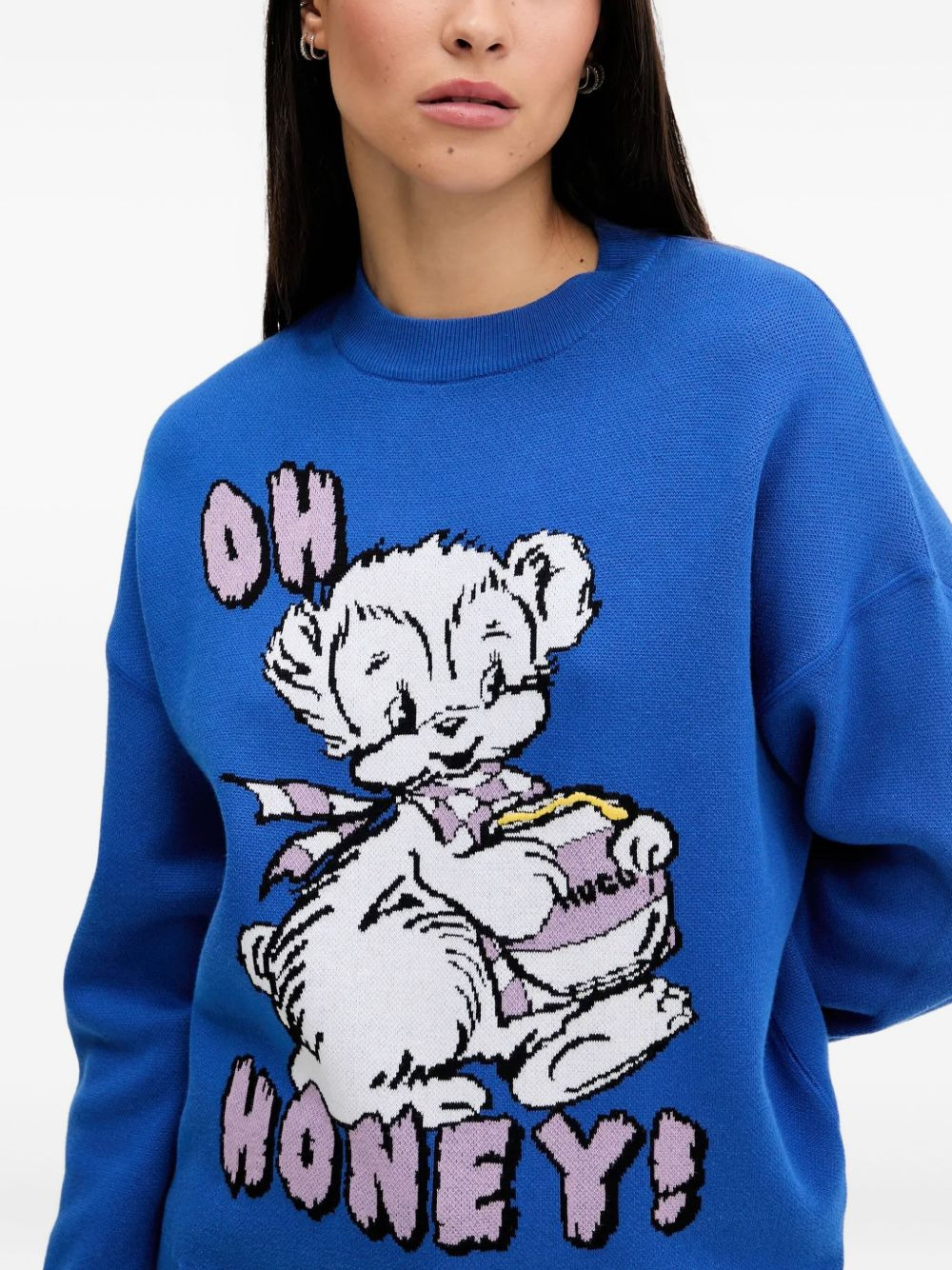 long-sleeve cotton sweater - 4