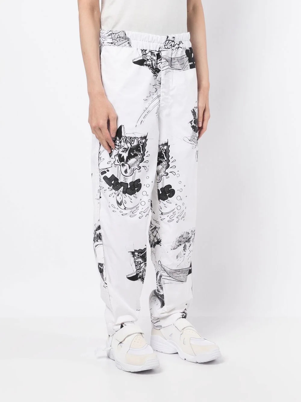 graphic-print track pants - 3