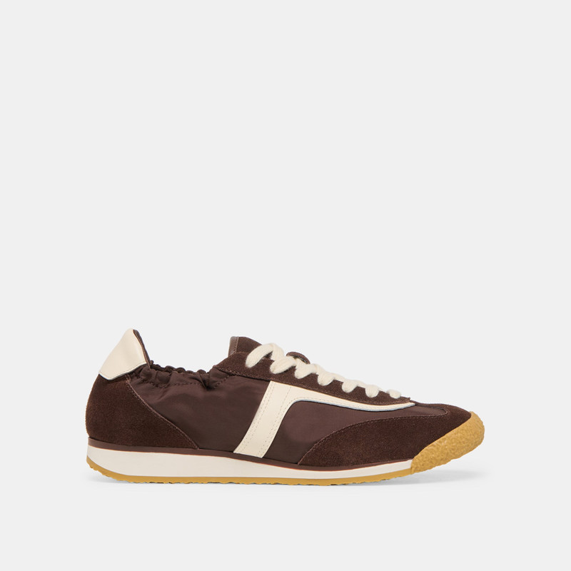 SARIYA SNEAKERS DK BROWN NYLON 1