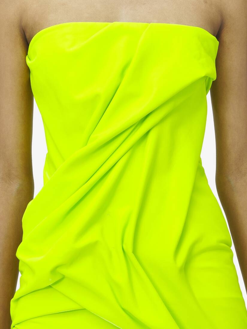 Draped Mini Dress - 4